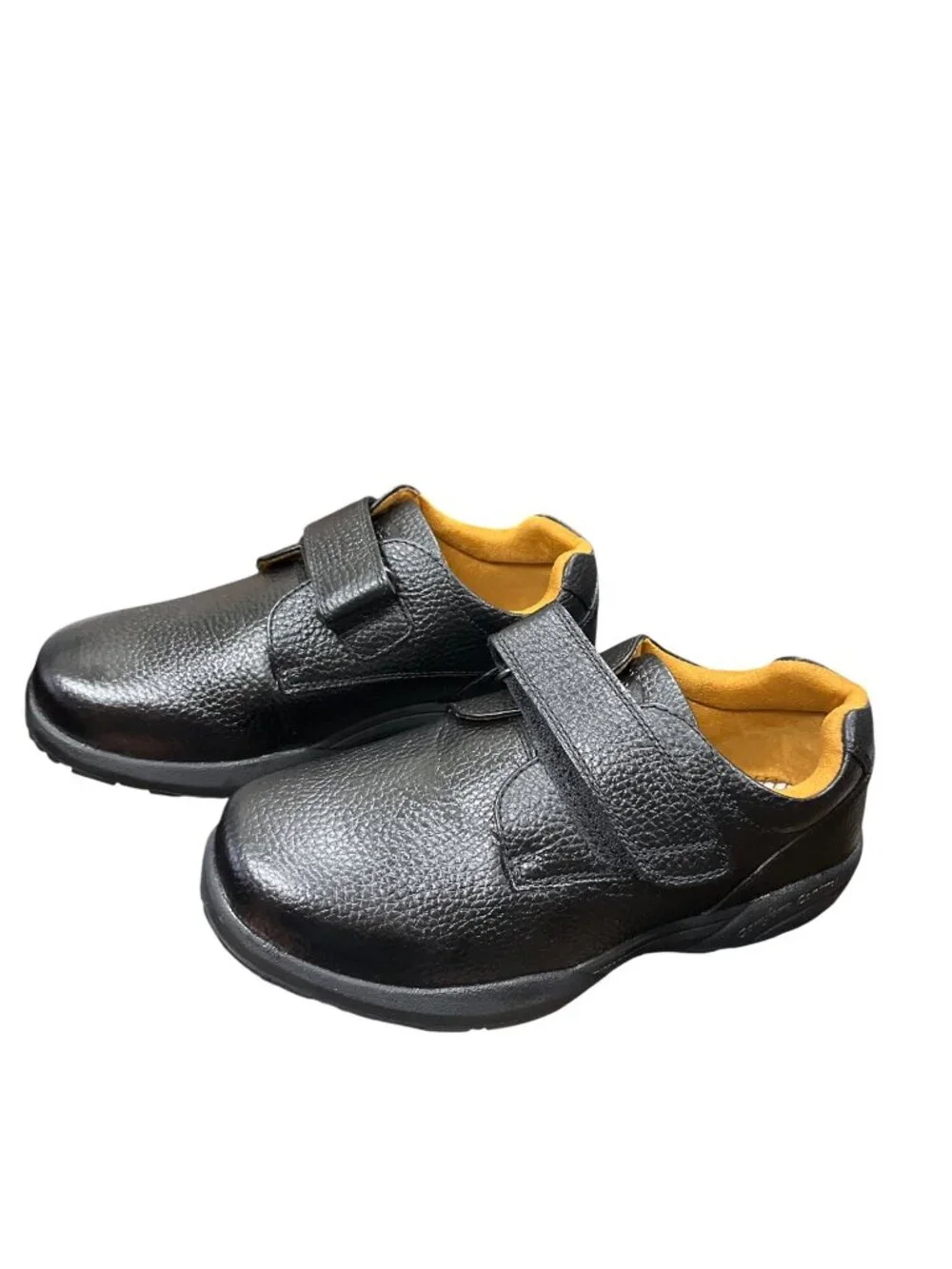Dr. Comfort William X mens black leather suede extra wide casual shoes sz 8.5XW